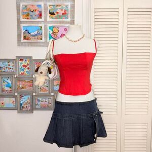 Edikted Women's Red Corset style top size medium